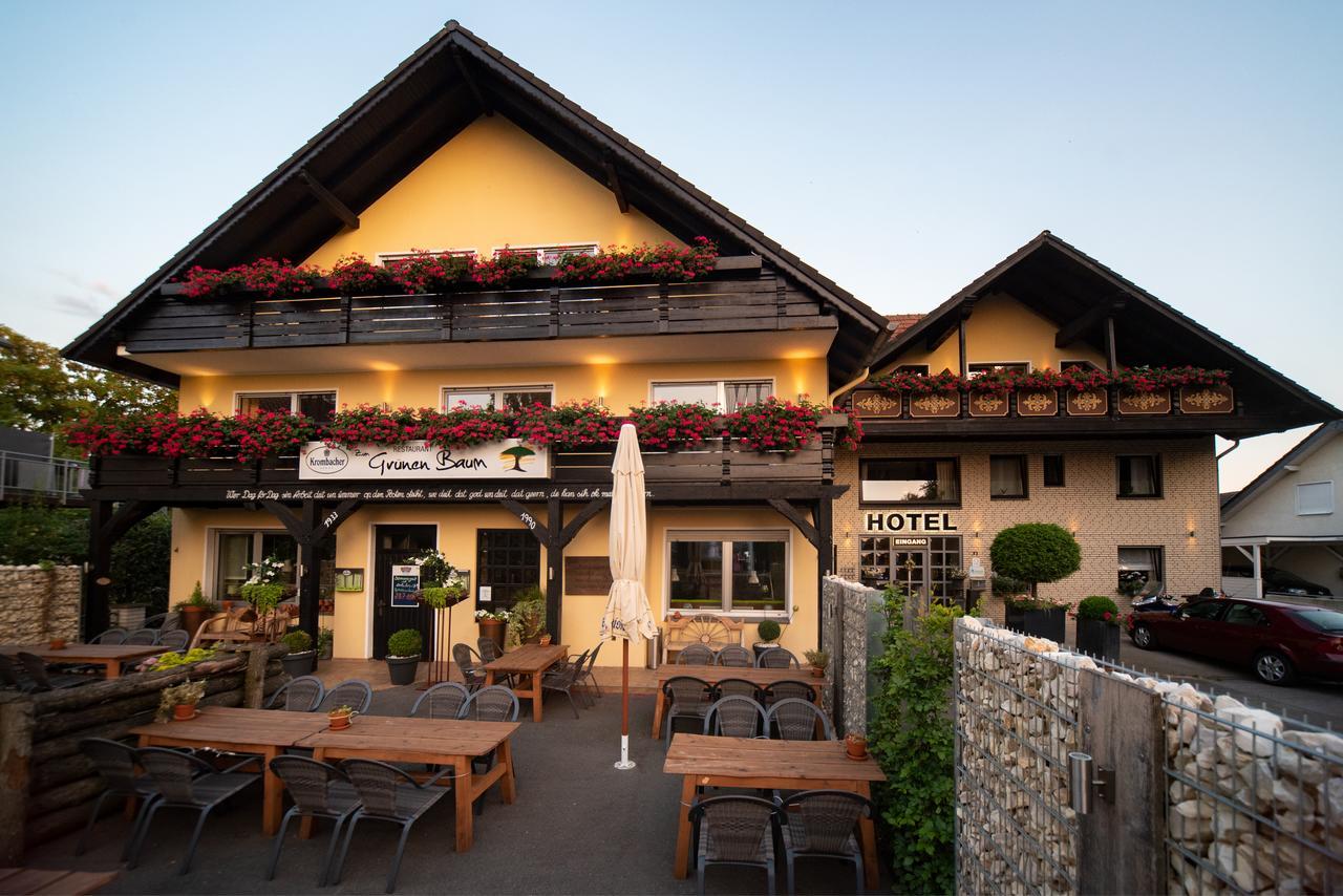 Hotel Garni Zum Grunen Baum Hövelhof Esterno foto